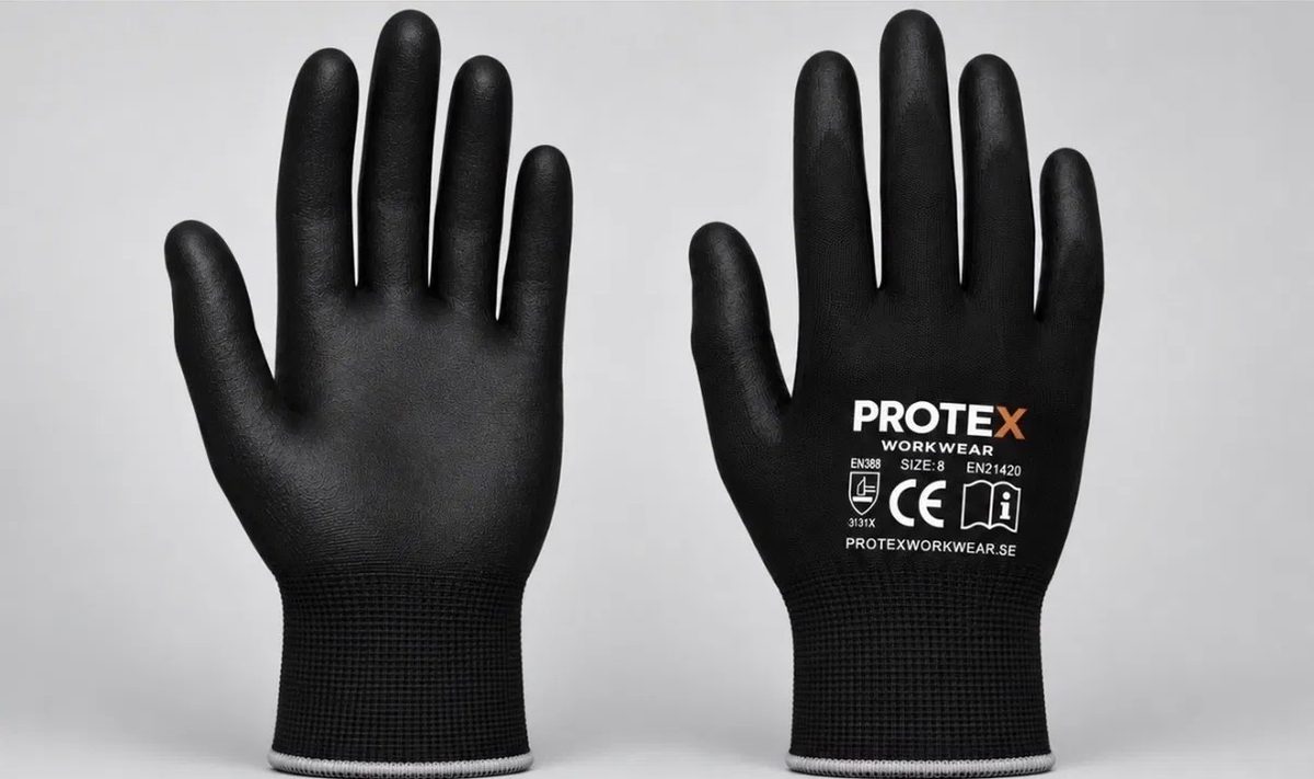 Protex Grip PU – Arbetshandske – arbetsplagg från Protex Workwear